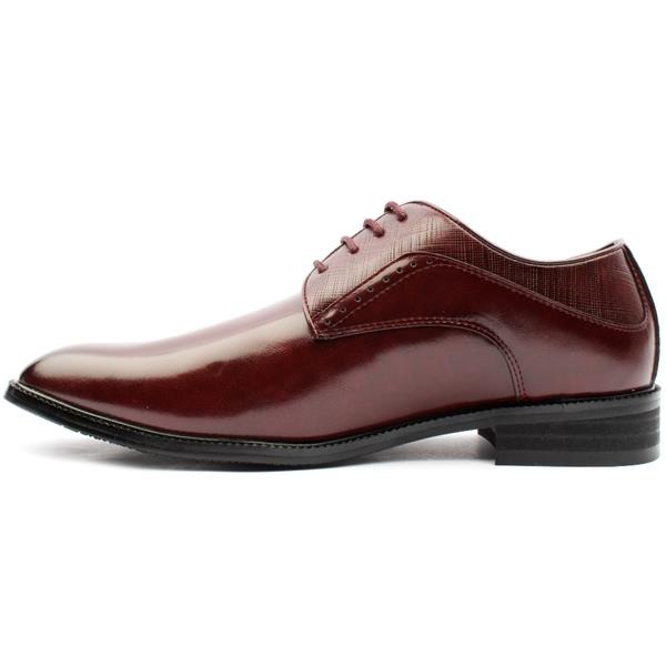Brent Pope Halcombe Laced Mens Dress Shoe Burgundy - Image 5