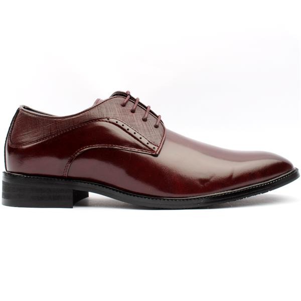 Brent Pope Halcombe Laced Mens Dress Shoe Burgundy