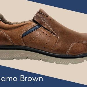 Imac 352156 Bergamo Tan Slip on Mens Shoe