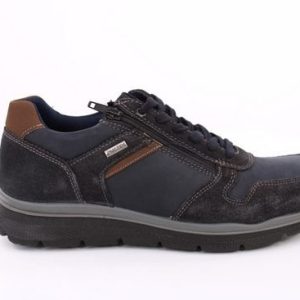 Imac 652128 Bologna Navy Laced Waterproof Mens Shoe