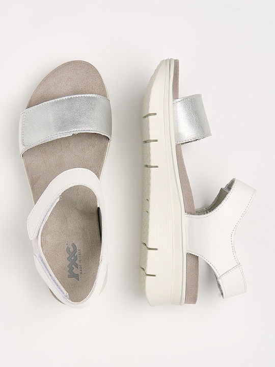 Imac 558480 Ladies Silver Grey Velcro Sandal - Image 5