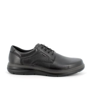 Imac Palermo  Mens Leather Laced Shoe  251619  Black