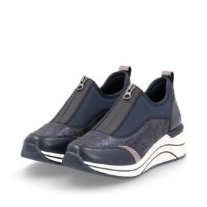 Remonte D0T08-12  Womens Navy Casual Shoes
