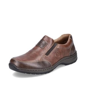 Rieker 03354-26  Mens Brown Casual Slip On Shoe