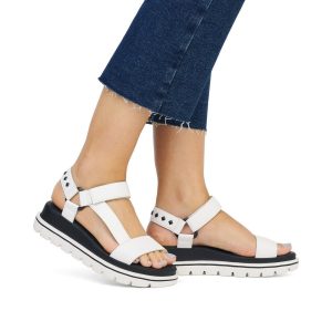 Rieker W1651-80 Womens Strap Sandals