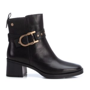 Carmela 161999 Ladies Black  Leather Ankle Boot
