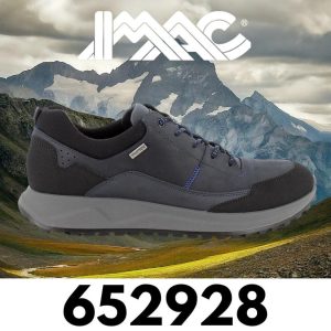 Imac 652928  Mens Navy Waterproof Walking Shoe