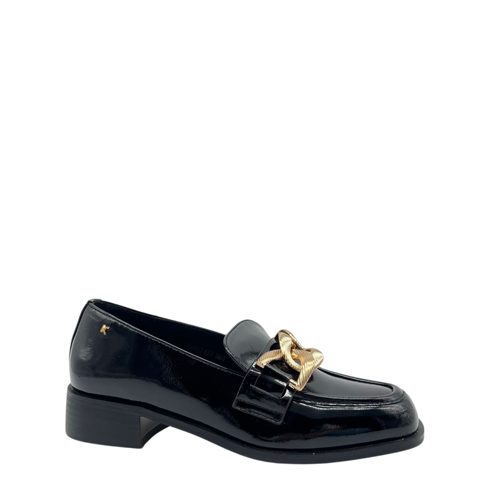 Kate Appleby Thames Est Ladies Black Patent Loafer - Image 3