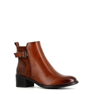 Millie & Co Annie Ladies  Ankle Boot Tan