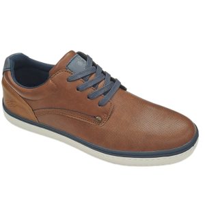 LLoyd and Pryce Tommy Bowe Mastert Tan Laced Casual  Mens Shoe