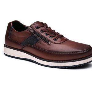 G Comfort 1727C Tan Mens Laced Waterproof Shoe