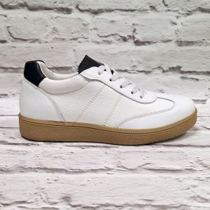 Imac 756751 White Ladies Leather Casual Walking Shoe