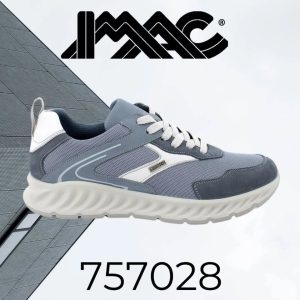 Imac 757028 Ladies  Blue Laced waterproof Shoe