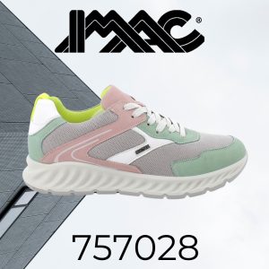 Imac 757028 Ladies Multi Colour Laced Waterproof Shoe