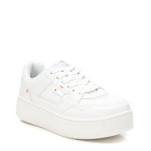 Refresh 172410 White Laced Ladies Platform Trainer