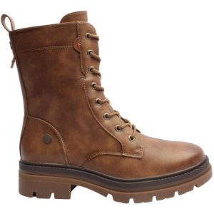 Refresh 171977 Ladies Brown Military style Ankle Boot