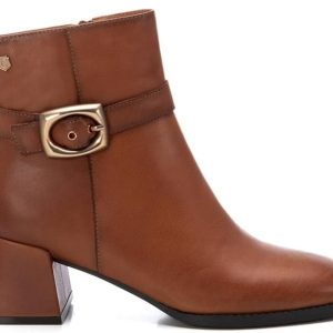 Carmela 161951 Women's Tan Leather Ankle Boot