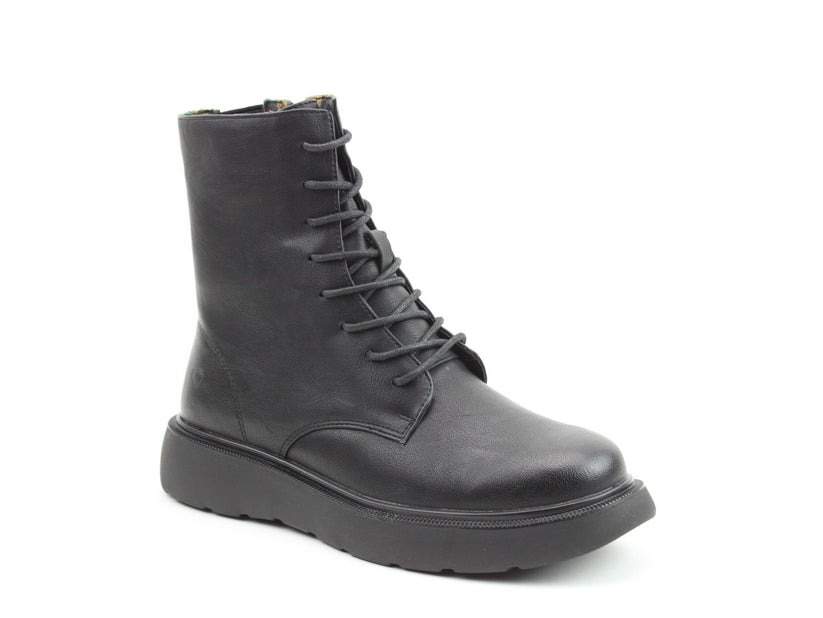 Heavenly Feet Fern Womens Black Ankle Boot