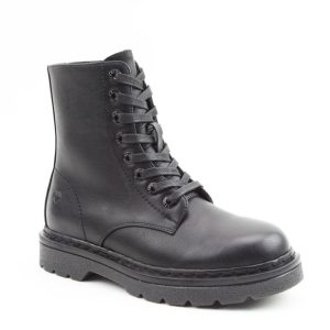 Heavenly Feet Justina 2 Ladies Black Laced Ankle Boot