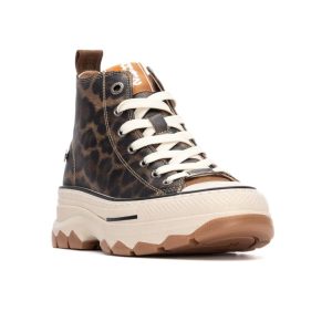 Refresh 173078 Womens Leopard Print Ankle Boot