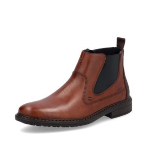 Rieker 17654-22 Mens Leather Chelsea Ankle Boot