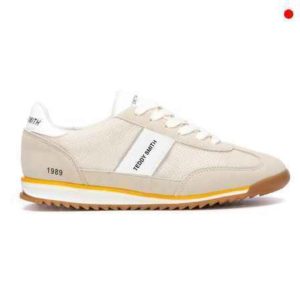 Teddy Smith 120549 Ladies Beige Laced Trainers