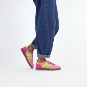 Xti 145052 Ladies  Pink Retro Trainer