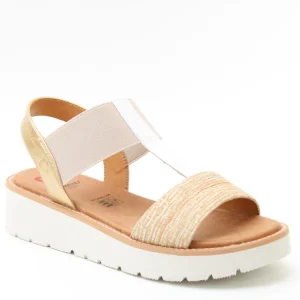 Heavenly Feet Mika Ladies  Beige Sandal