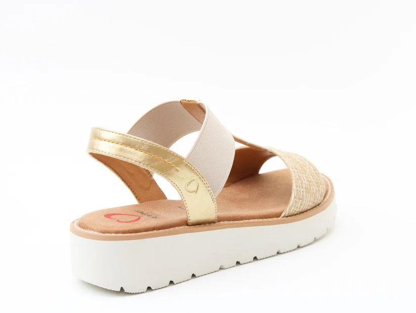 Heavenly Feet Mika Ladies Beige Sandal - Image 7