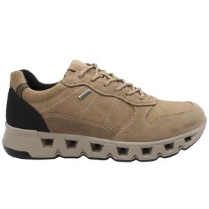 Imac 103338 Mens Beige Leather Waterproof Comfort Shoe