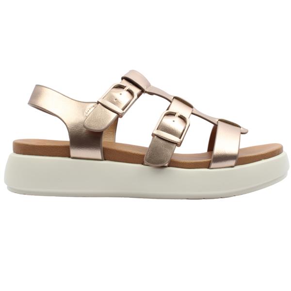 HEAVENLY FEET ANETA CHAMPAGNE Gold Ladies Sandal - Image 4