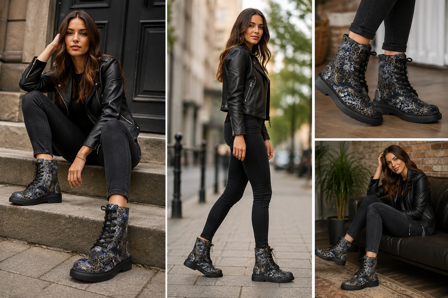 Heavenly Feet Fern   Womens Velour  Midnight Ankle Boot
