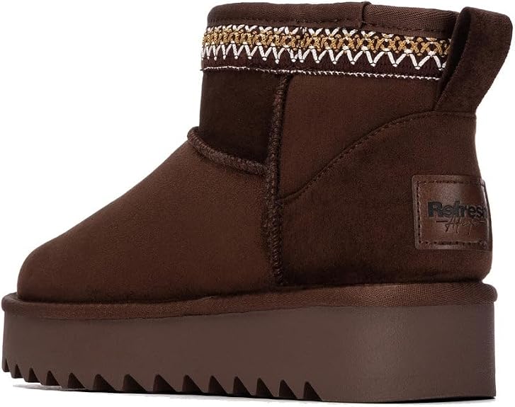 REFRESH Womens 176017 Brown Ankle Boot - Image 3
