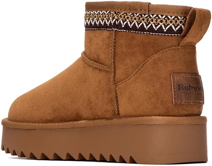 REFRESH Womens 176017 Camel Ankle Boot - Image 3