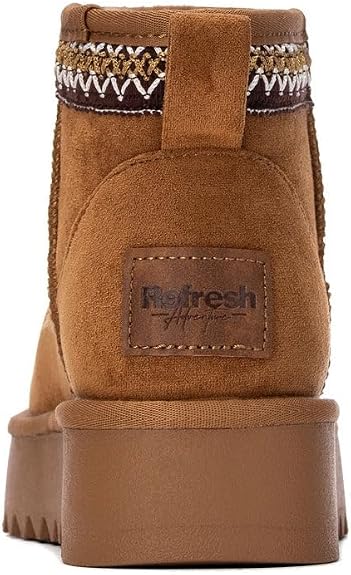REFRESH Womens 176017 Camel Ankle Boot - Image 5