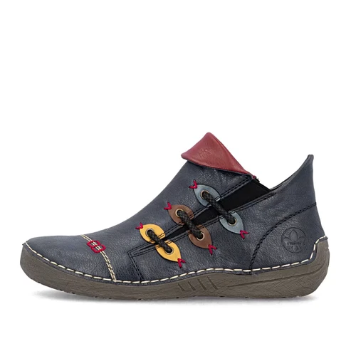 Rieker 72581-14 Ladies Navy Ankle Boot - Image 4