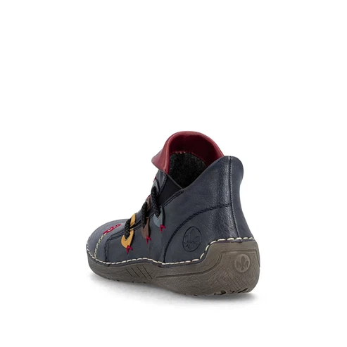 Rieker 72581-14 Ladies Navy Ankle Boot - Image 3