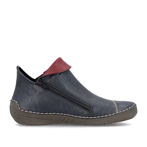 Rieker 72581-14 Ladies Navy Ankle Boot - Image 7