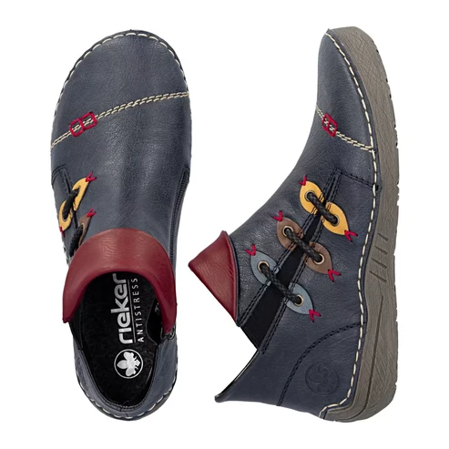 Rieker 72581-14 Ladies Navy Ankle Boot - Image 5
