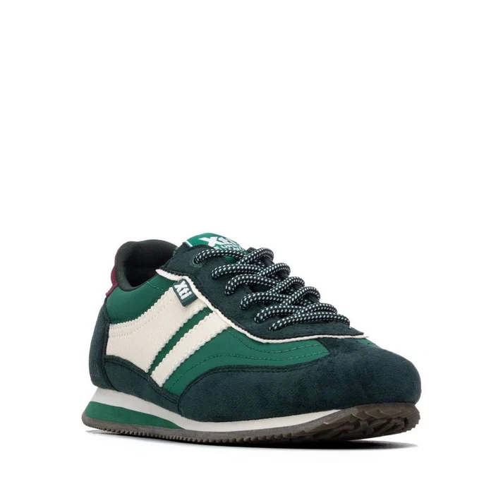 XTI Ladies 146118 Retro Trainer In Green - Image 6