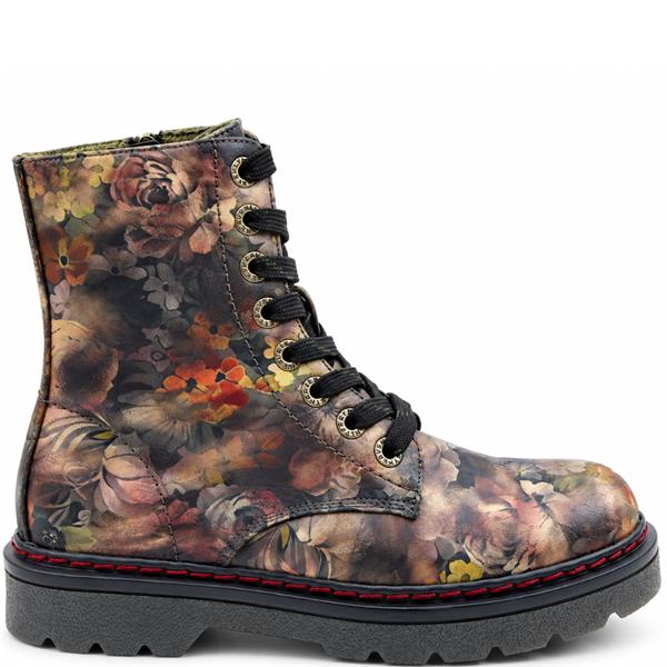 Heavenly Feet Justina Peony Bronze Womens 8 Eyelet Ankle Boot - Image 4