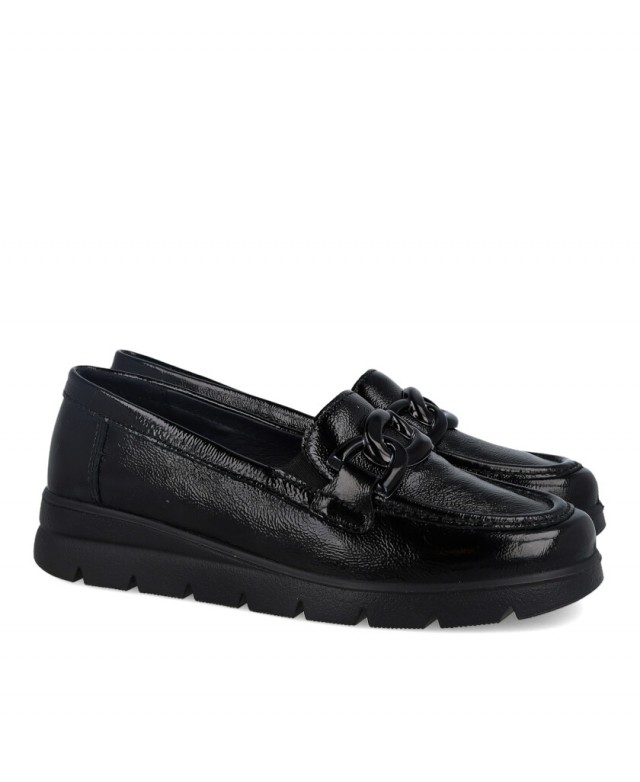 Imac 205000 Womens  Patent Leather Loafers - Image 6