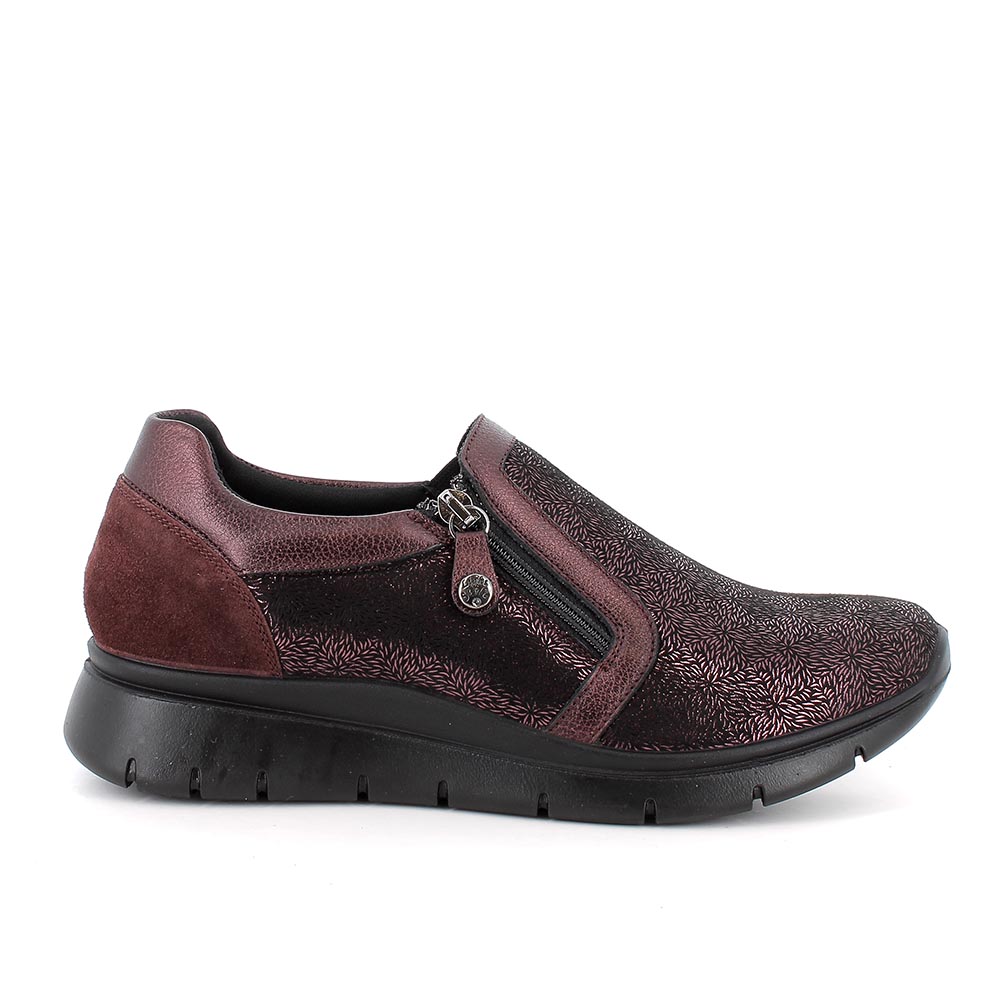 Imac 205400 Womens Burgundy  Wide Stretch Material Comfort Shoe - Image 4