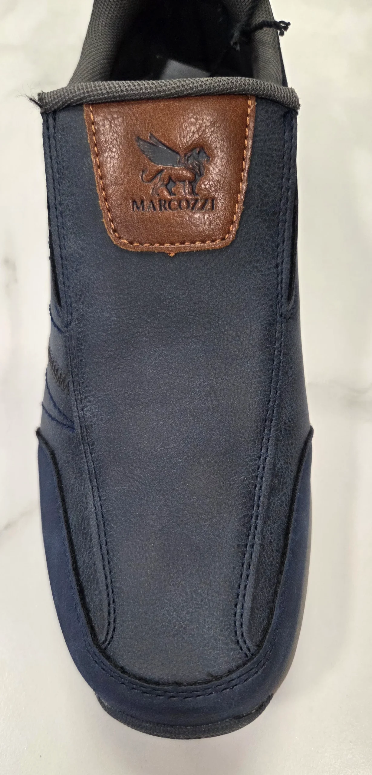 Marcozzi Of Venice Livorno Mens Admiral Navy Slip On Casual shoe - Image 6