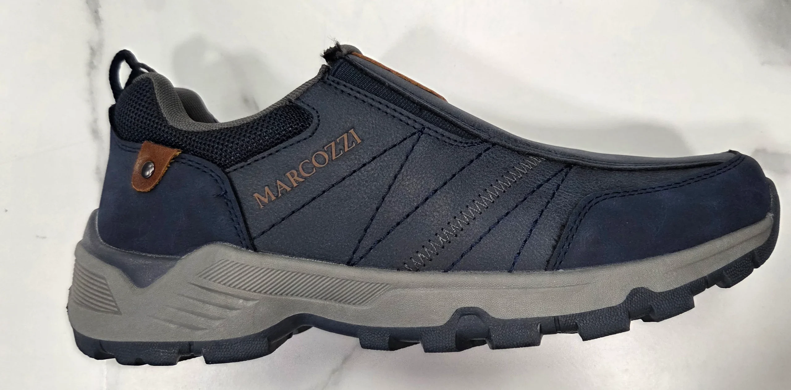 Marcozzi Of Venice Livorno Mens Admiral Navy Slip On Casual shoe