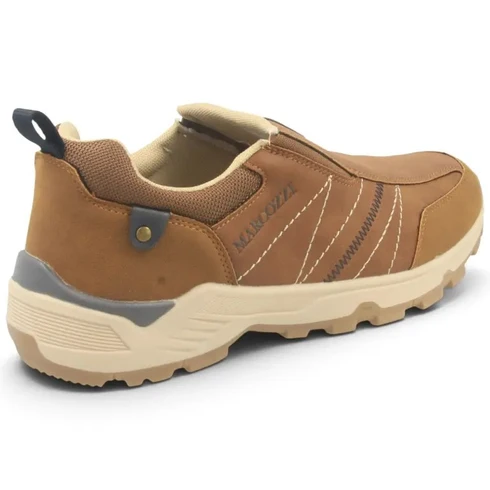 Marcozzi Of Venice Livorno Mens Chestnut Tan Slip On Casual shoe - Image 5