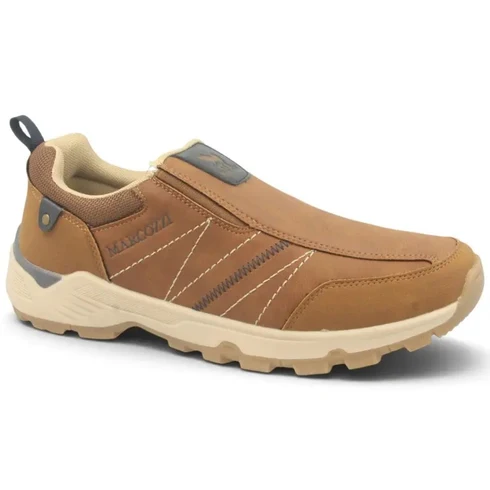 Marcozzi Of Venice Livorno Mens Chestnut Tan Slip On Casual shoe - Image 4