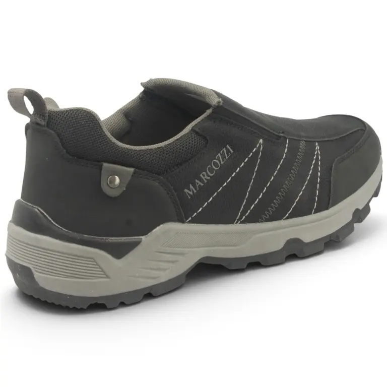 Marcozzi Of Venice Livorno Mens  Nightfall Black Slip On Casual shoe - Image 5